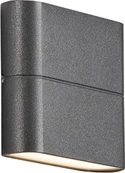Konstsmide Chieri LED 11cm Wandleuchte 2-flammig anthrazit