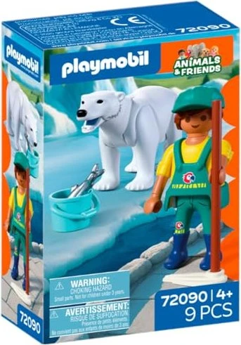 playmobil Animals & Friends Zoo Eisbär und Pfleger