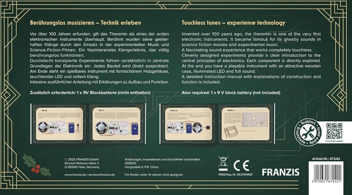Franzis Magische Klänge - Das Theremin zum Selberbauen Adventskalender
