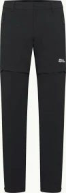 Jack Wolfskin Hikeout Zip Away Zip-Off Hose lang schwarz (Damen)