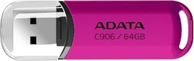 ADATA Classic Series C906 64GB rosa, USB-A, USB 2.0
