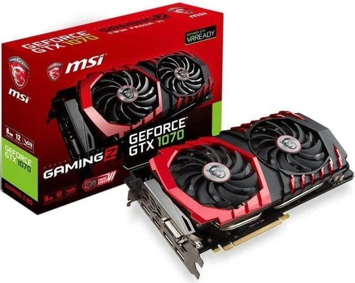 MSI GeForce GTX 1070 Gaming Z 8G, 8GB GDDR5, DVI, HDMI, 3x DP