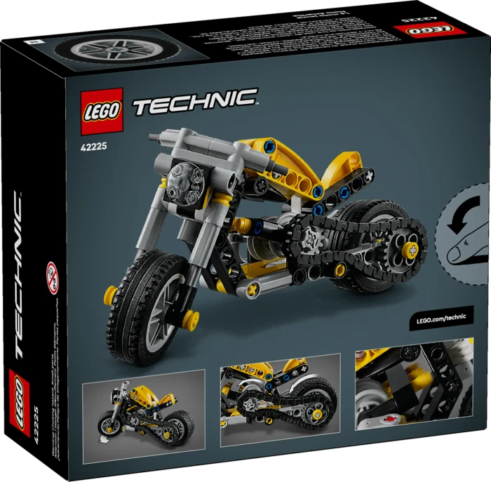 LEGO Technic - Gelbes Motorrad