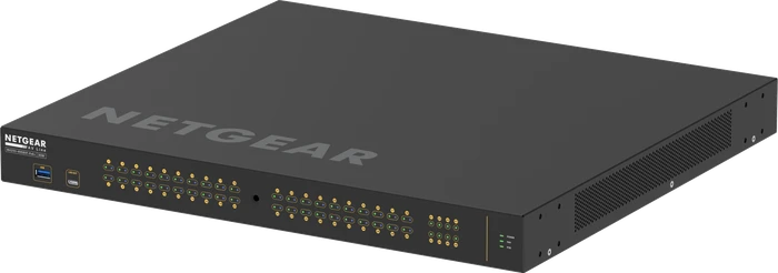 Netgear AV Line M4250 Rackmount Gigabit Managed Switch, 40x RJ-45, 8x SFP+, 960W PoE+