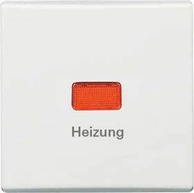 Busch-Jaeger Allwetter 44 Wippe mit Aufdruck "Heizung", alpinweiß