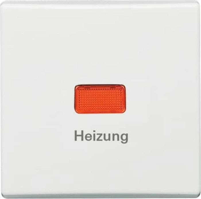 Busch-Jaeger Allwetter 44 Wippe mit Aufdruck "Heizung", alpinweiß