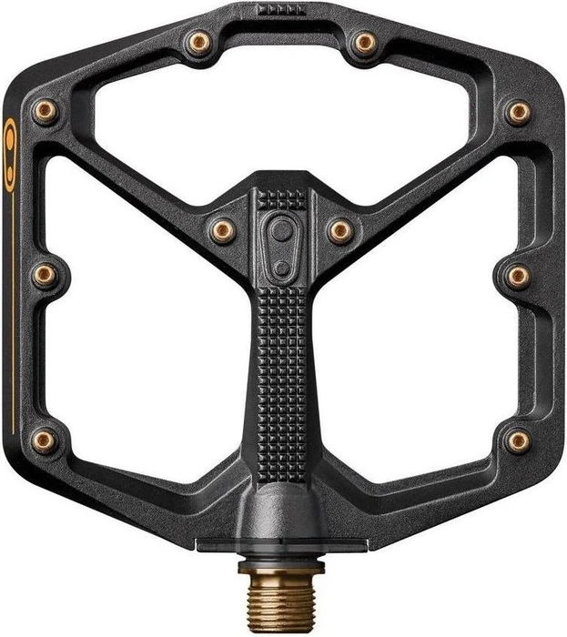 CrankBrothers Stamp 1 Large Summer Edition Plattformpedale gold pins