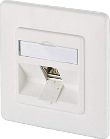 Metz E-DAT modul 1 Port UP Cat.6A, reinweiß