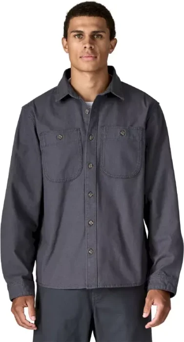 Patagonia Point Reyes Canvas Hemd langarm smolder blue (Herren)