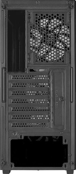 AeroCool Designer [V2] Black, schwarz, Glasfenster