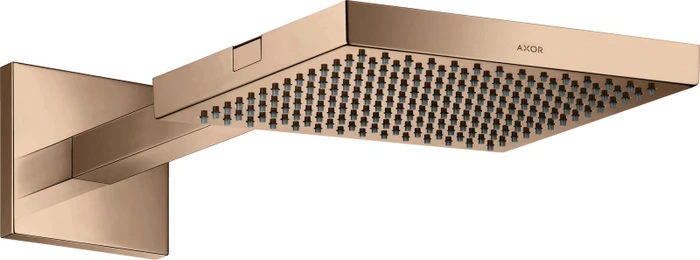 Hansgrohe Axor ShowerSolutions Kopfbrause 240/240 1jet mit Brausearm polished red gold (10925300)