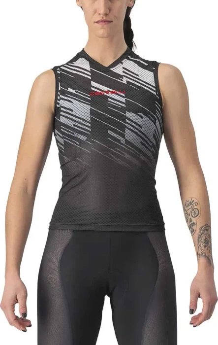 Castelli Insider Trikot ärmellos schwarz (Damen)