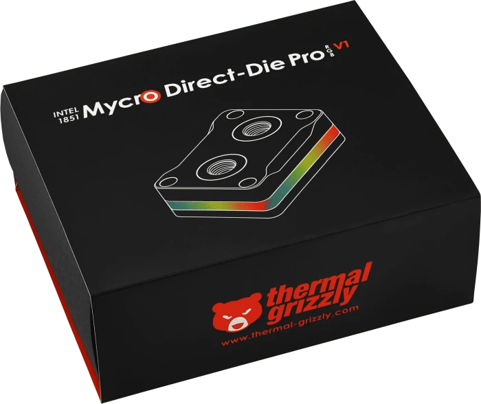 Thermal Grizzly Mycro Direct-Die PRO, Intel 1851, V1, RGB