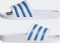 adidas Aqua Adilette cloud white/blue fusion met (Damen) Vorschaubild