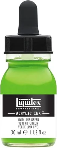 Liquitex Professional Acrylic Ink vivid lime green, 30ml