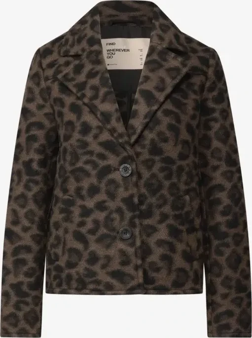 Street One Cosy Leo Jacke teddy brown (Damen)