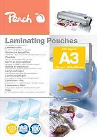 Peach Laminierfolien PP525-01, A3, 2x 125µm, glänzend, 100 Stück