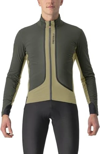Castelli Flight Air Fahrradjacke green tea/military green/black (Herren)