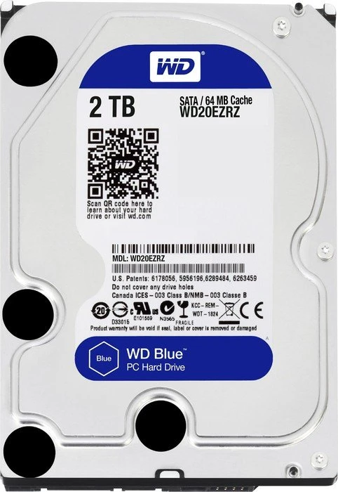 Western Digital WD Blue 2TB, 512e / 3.5" / SATA 6Gb/s