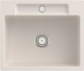 Villeroy & Boch Siluet 60 S flat flächenbündig Becken mittig crema