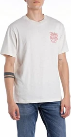 Replay Shot Jersey T-Shirt kurzarm butter white (Herren)