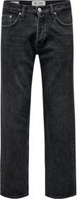 ONLY & SONS Wide Mid Edge Jeans black denim (Herren)