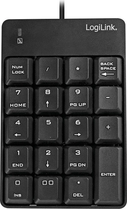 LogiLink Keypad, schwarz, USB