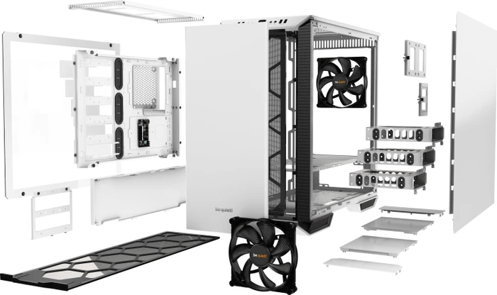 be quiet! Dark Base 700 White Edition weiß, Glasfenster, schallgedämmt