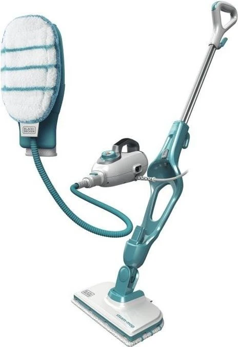 Black&Decker FSMH1351SM Dampfbesen mit Dampfhandschuh