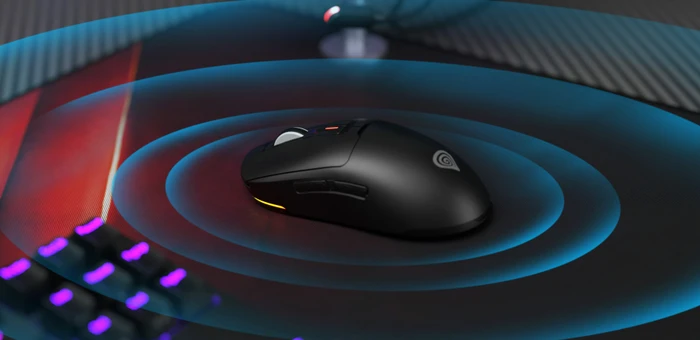 Genesis Zircon 660 Wireless Ultra-Lightweigt Gaming Mouse schwarz, USB/Bluetooth