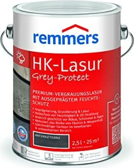 Remmers HK-Lasur 3in1 Grey-Protect anthrazitgrau, 2.5l