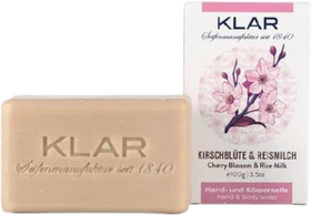 Klar Seifen Kirschblüte & Reismilch Hand-/Körperseife, 100g