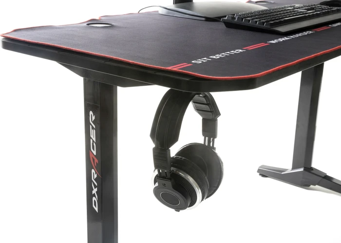 DXRacer Gaming Desk MAX1 Schreibtisch 140x65cm schwarz/schwarz