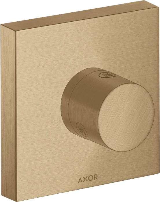 Hansgrohe AXOR ShowerSolutions Ab- und Umstellventil Trio/ Quattro 120/120 Unterputz brushed bronze