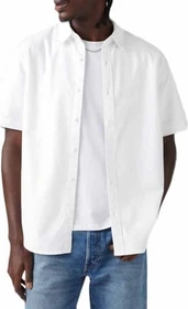 Levi's Authentic Button-Down Hemd kurzarm bright white (Herren)