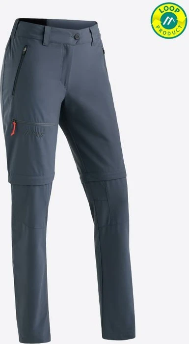 Maier Sports Nata Loop Zip-Off Hose lang ombre blue (Damen)