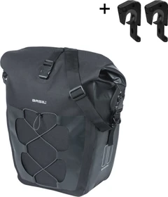 Basil Navigator Waterproof L MIK Hooks Gepäcktasche schwarz