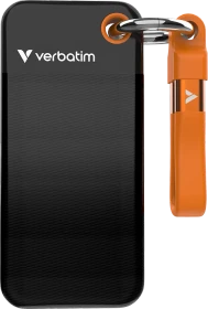 Verbatim Pocket SSD, schwarz/orange, 1TB, USB-C 3.1