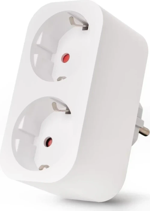 Entac WiFi Steckdosenadapter 2-fach, 3680W, Smart-Steckdose
