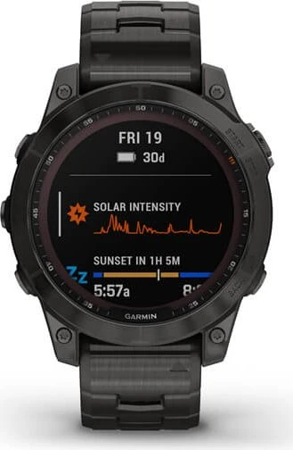 Garmin Fenix 7 Sapphire Solar slate grey dlc titan/dlc titan