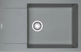 Franke Maris MRG 611-78 XL Einbau Becken rechts mit Ablauffernbedienung steingrau