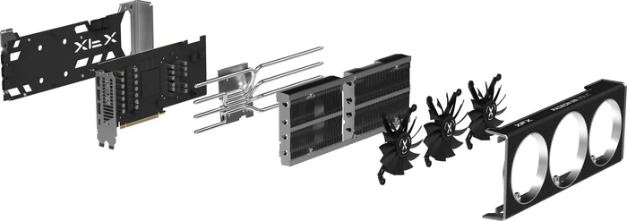 XFX Speedster QICK 319 Radeon RX 6750 XT Core Gaming, 12GB GDDR6, HDMI, 3x DP