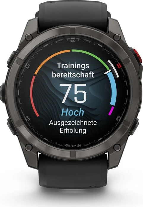Garmin Fenix 8 Pro 51mm AMOLED carbon grey dlc titanium/black-pebble grey silicone