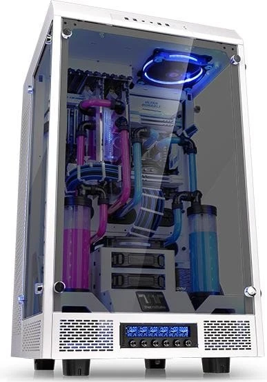 Thermaltake The Tower 900 Snow Edition, weiß, Glasfenster
