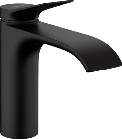 Hansgrohe Vivenis 110 mit Zugstangen-Ablaufgarnitur mattschwarz