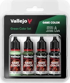 Vallejo Game Color Green Color Farbset, 4-tlg.