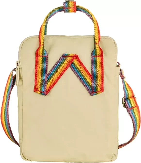 Fjällräven Kanken Rainbow Sling Umhängetasche light oak/rainbow pattern