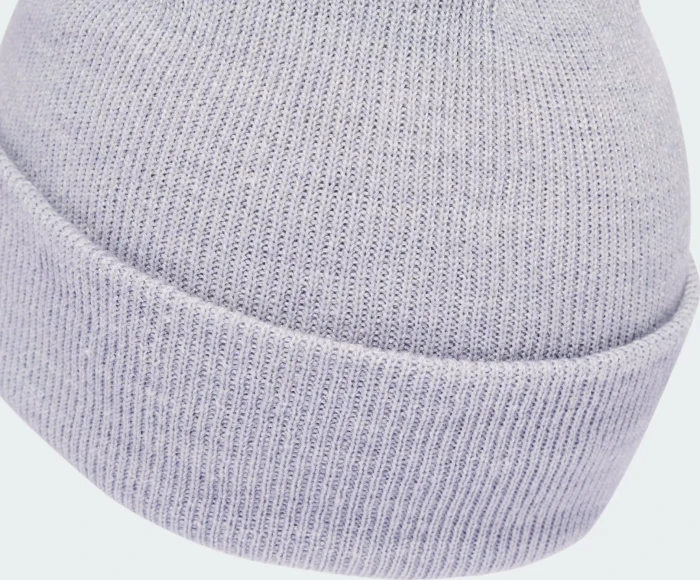 adidas New Logo Cuff Beanie light grey heather/white
