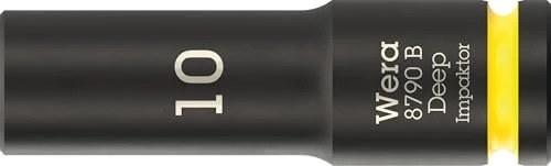 Wera 8790 B Impaktor Deep Außensechskant Steckschlüssel 3/8", 10x63mm