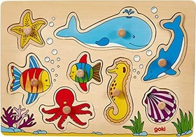 Goki Steckpuzzle Unterwasserwelt